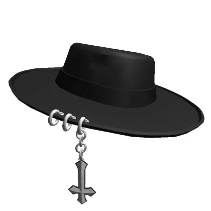 wide brim hat roblox